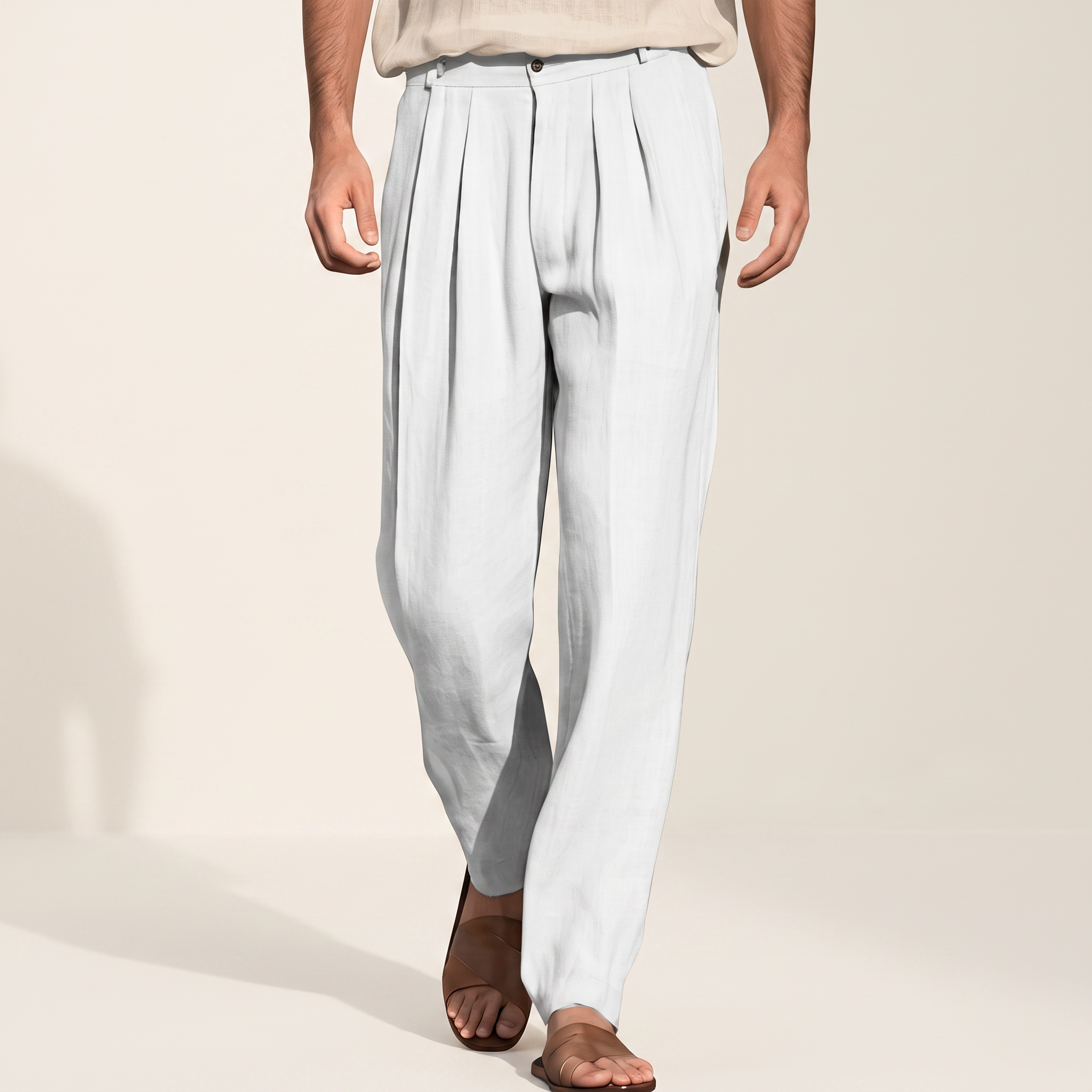 Randall - Weite und komfortable Faltenhose