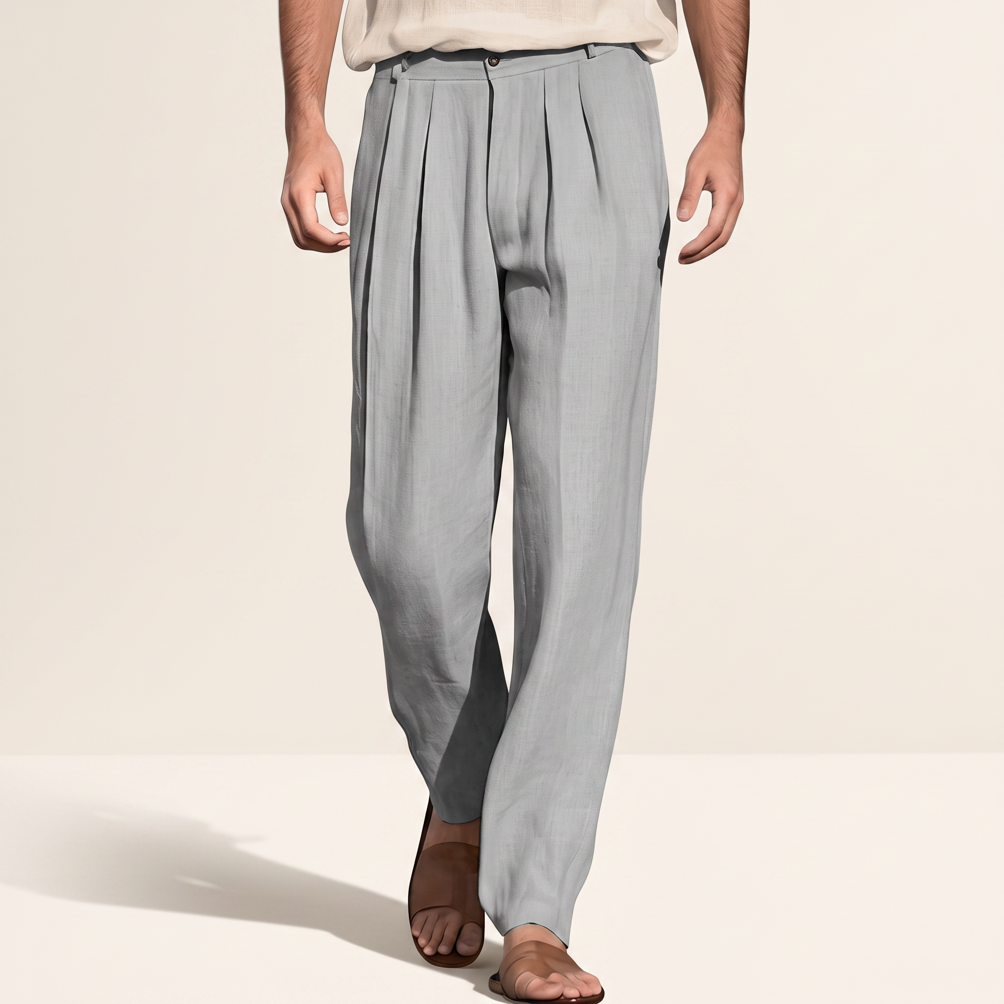 Randall - Weite und komfortable Faltenhose