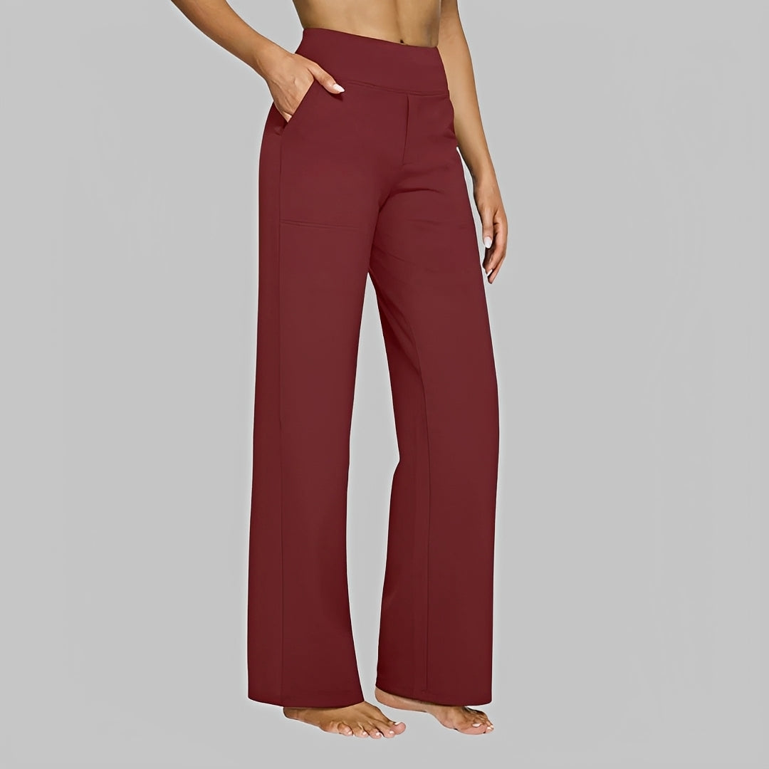 Roxanne - Hoch taillierte Stretchhosen