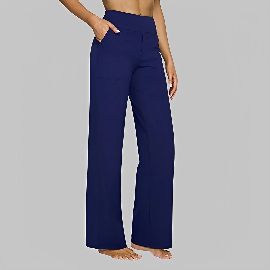 Roxanne - Hoch taillierte Stretchhosen
