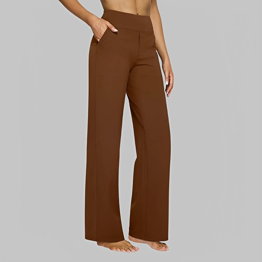 Roxanne - Hoch taillierte Stretchhosen