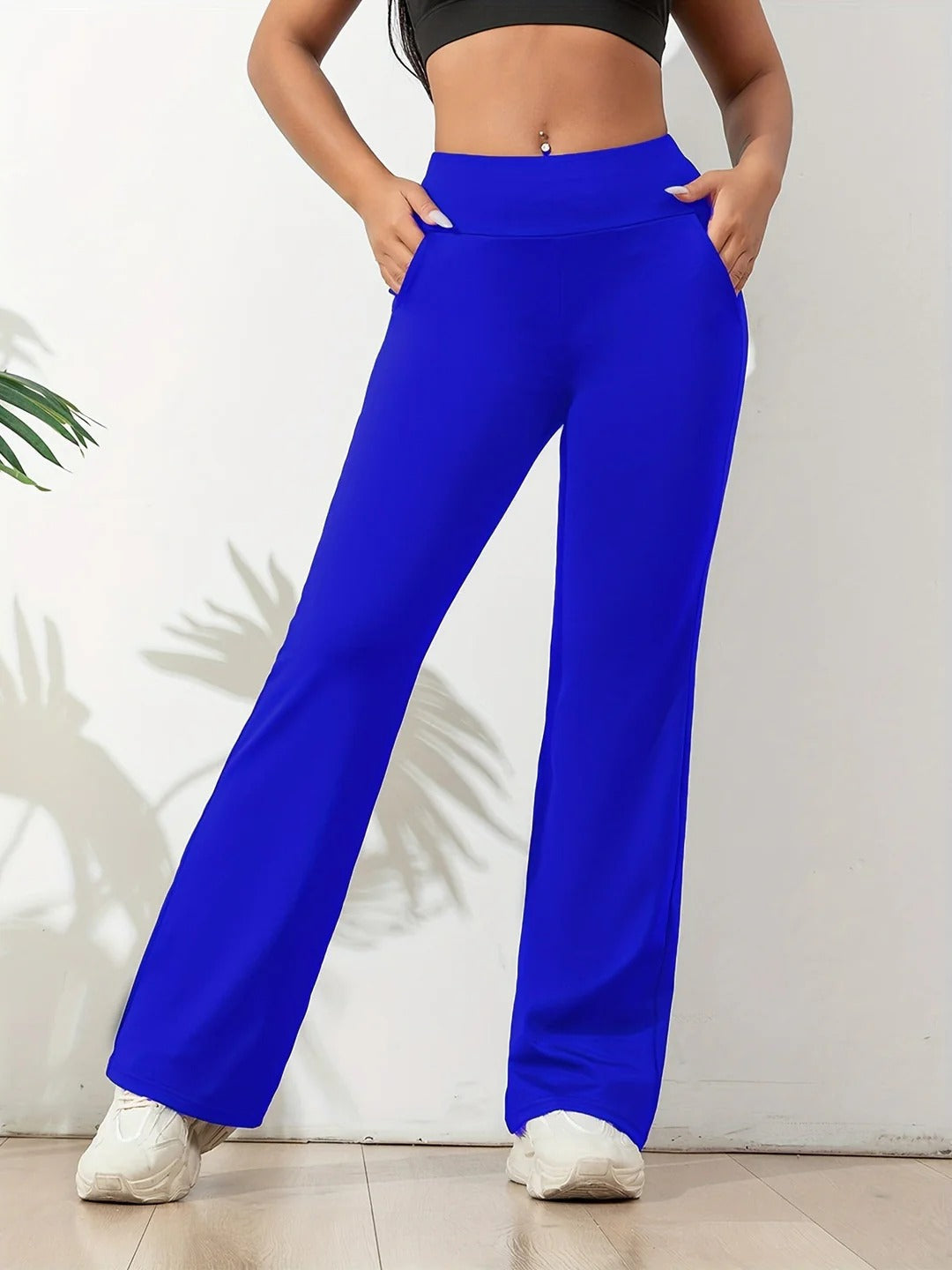 Lucia - Bequeme Hose mit weitem Bein und hoher Taille