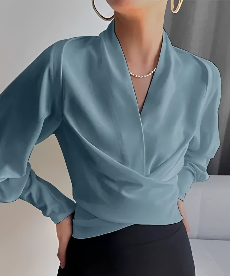 Isabel - Elegantes Top mit V-Ausschnitt