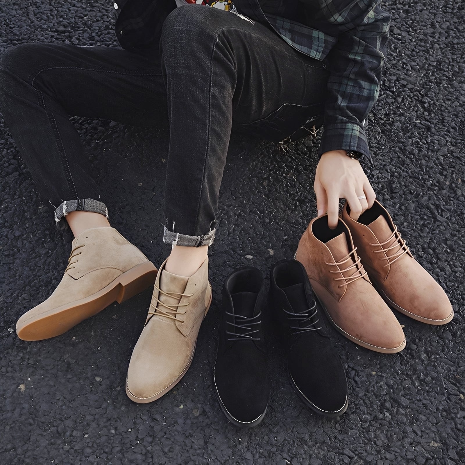 Alvin - Schicke Ankle Boots mit spitzem Design