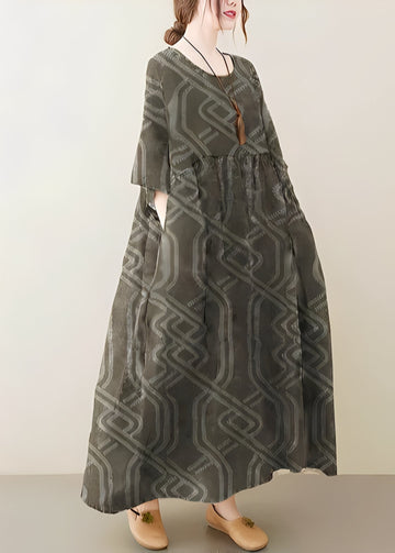 Mariam - Stilvolles, locker geschnittenes Damenkleid mit weitem Rock