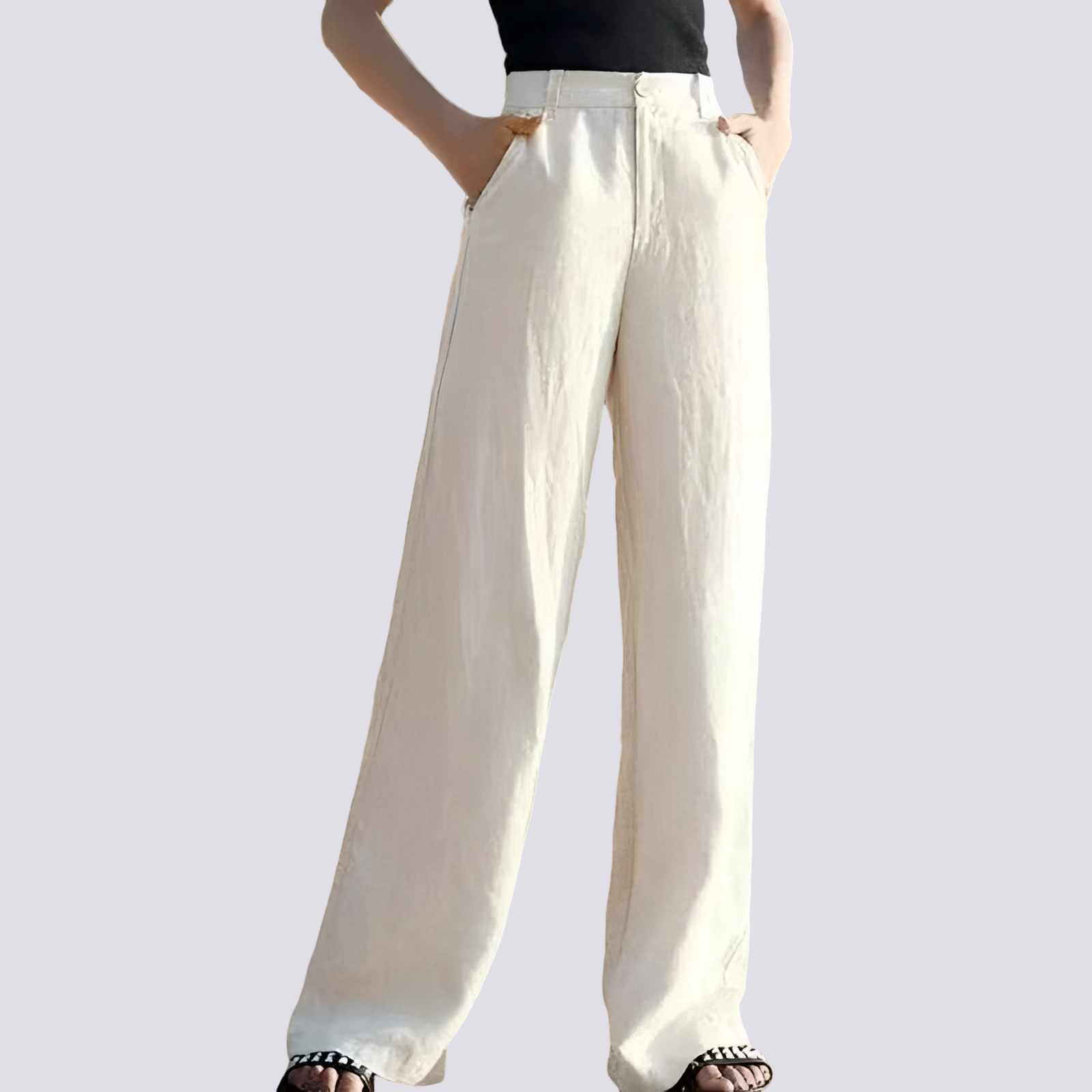 Nellie - Bequeme Hose mit weitem Bein