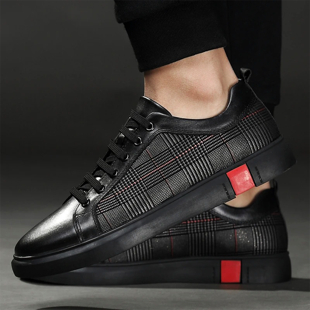 Kai - flache Sneaker mit Schnürung vorne